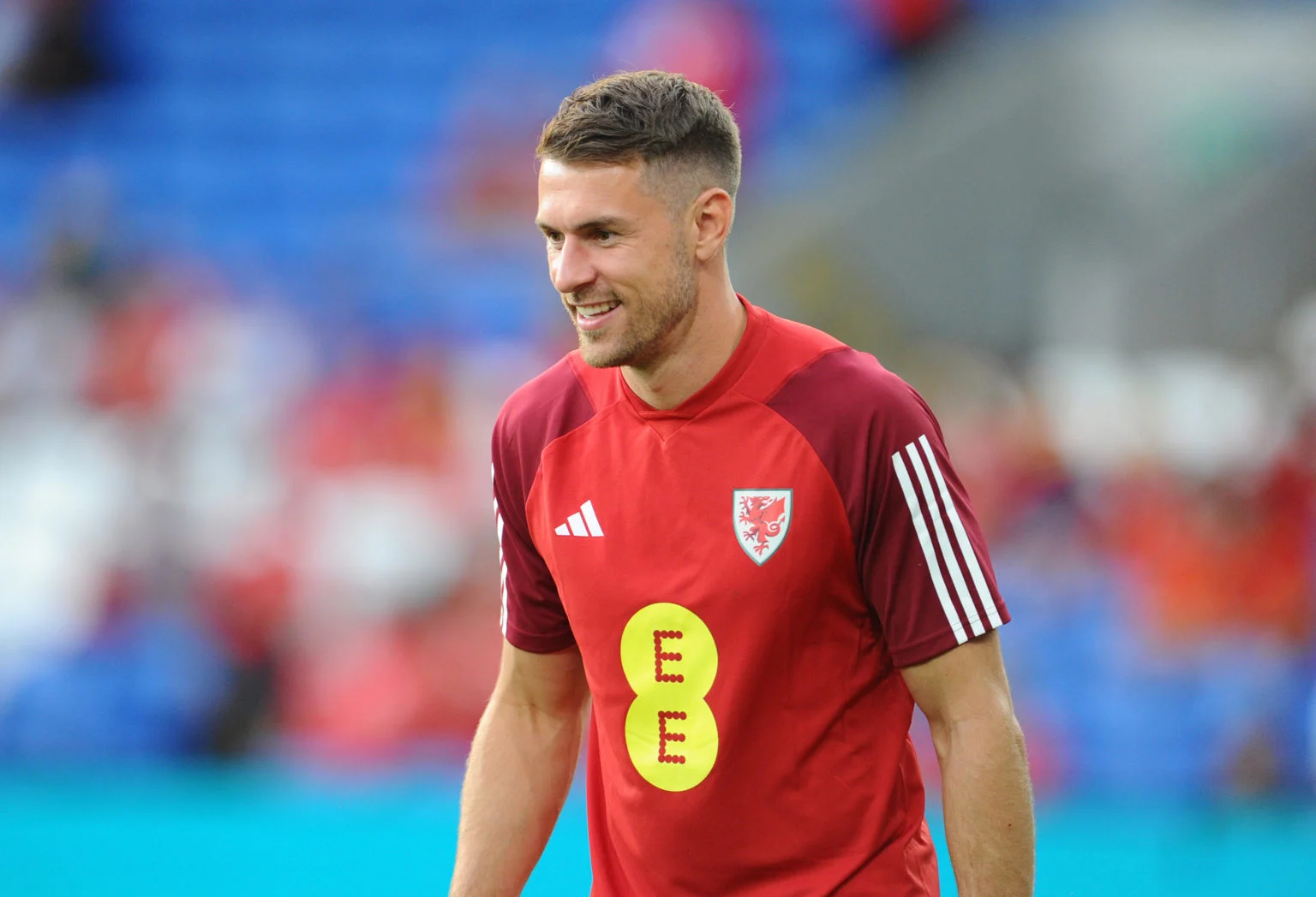 Aaron Ramsey uses two words to describe Tottenham's newcomer Brennan Johnson